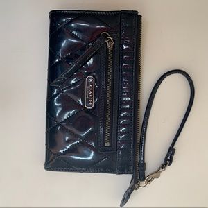 Vintage coach wristlet wallet